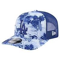 Men's New Era Royal Los Angeles Dodgers Hula Trucker 9SEVENTY Adjustable Hat