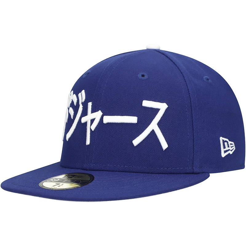 Men's New Era Royal Los Angeles Dodgers Kanji 59FIFTY Fitted Hat
