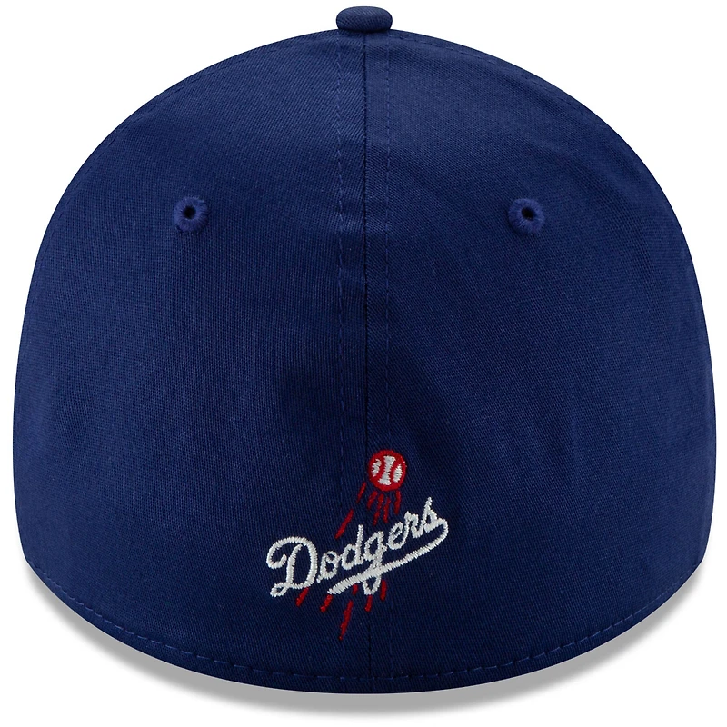 Men's New Era Royal Los Angeles Dodgers Logo Elements 39THIRTY Flex Hat