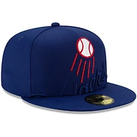 Men's New Era Royal Los Angeles Dodgers Logo Elements 59FIFTY Fitted Hat