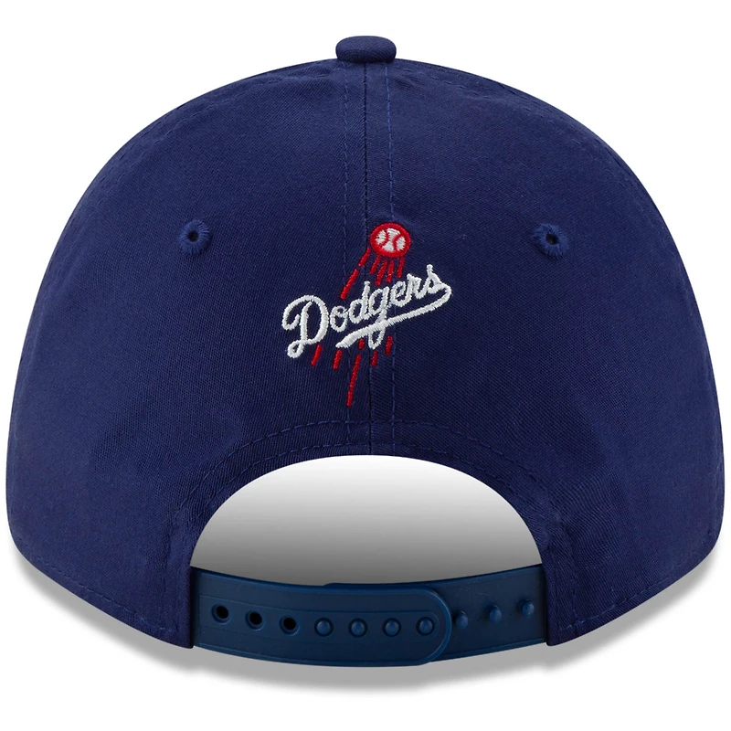 Men's New Era Royal Los Angeles Dodgers Logo Elements Stretch Snapback 9FORTY Adjustable Hat