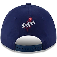 Men's New Era Royal Los Angeles Dodgers Logo Elements Stretch Snapback 9FORTY Adjustable Hat