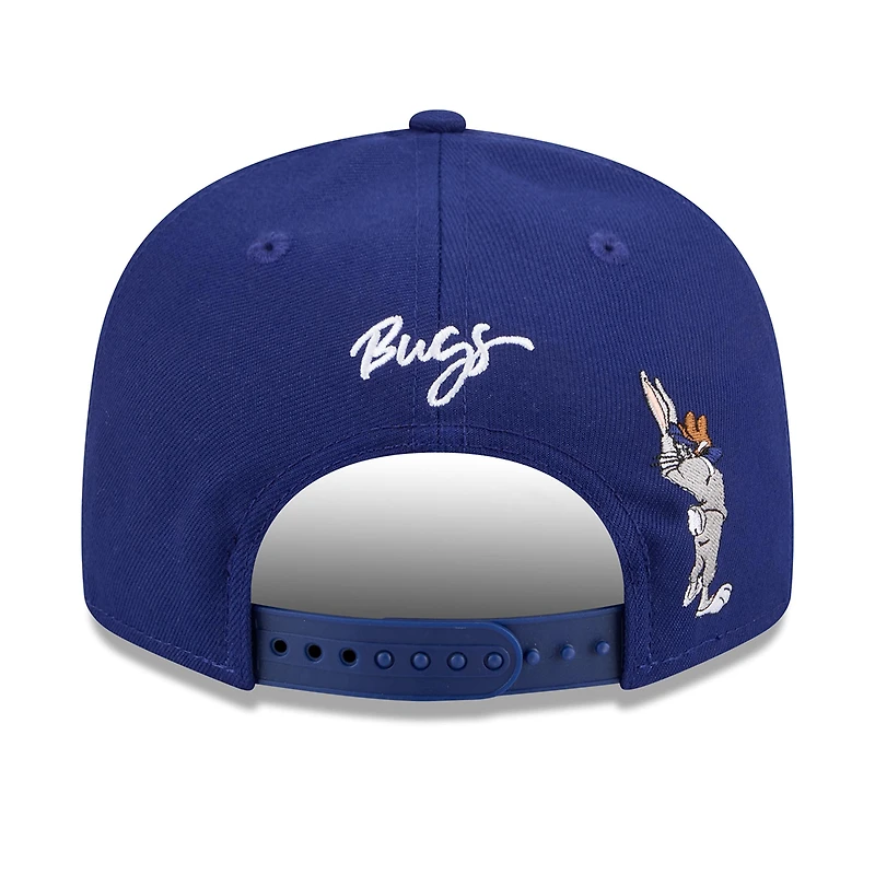 Casquette snapback New Era Royal Los Angeles Dodgers Looney Tunes Bugs Bunny 9FIFTY pour homme