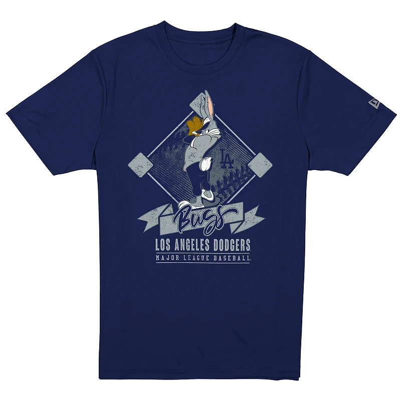 Men's New Era Royal Los Angeles Dodgers Looney Tunes Bugs Bunny T-Shirt