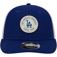 Casquette réglable 9FIFTY Circle Trucker des Los Angeles Dodgers LP New Era pour homme