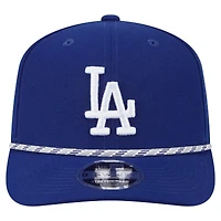 Casquette extensible à boutons-pression New Era Royal Los Angeles Dodgers Multi-Rope 9SEVENTY pour homme