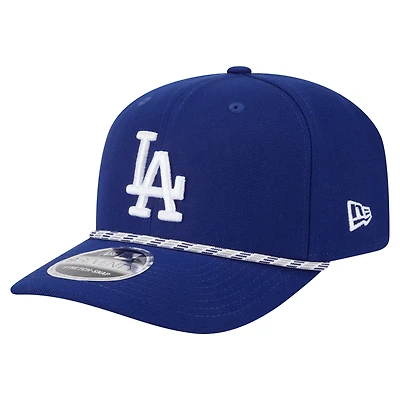 Casquette extensible à boutons-pression New Era Royal Los Angeles Dodgers Multi-Rope 9SEVENTY pour homme