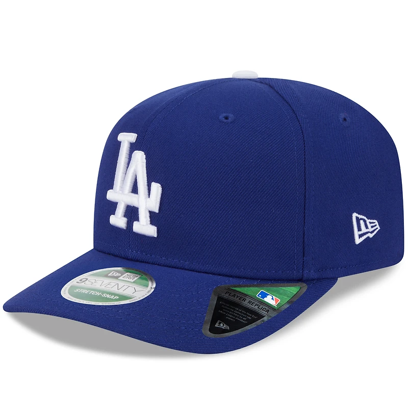 Men's New Era Royal Los Angeles Dodgers Player Replica 9SEVENTY Adjustable Hat