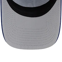 Casquette trucker ajustable New Era Royal Los Angeles Dodgers 9FORTY à monture A et inscription latérale.