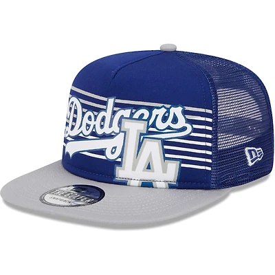 Men's New Era Royal Los Angeles Dodgers Speed Golfer Trucker Snapback Hat