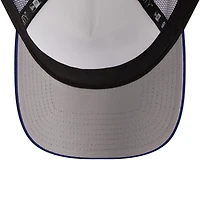 Men's New Era Royal Los Angeles Dodgers Stacked 9FORTY Trucker Adjustable Hat