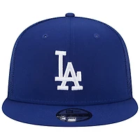 Casquette New Era Royal Los Angeles Dodgers Team Color Trucker 9FIFTY Snapback pour homme