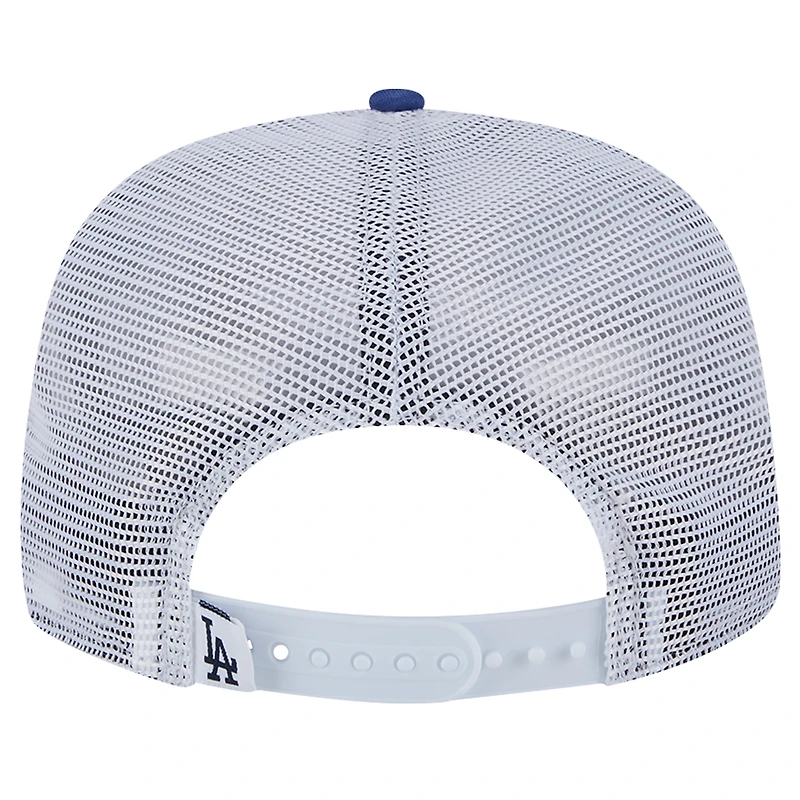 Men's New Era Royal Los Angeles Dodgers Team Horizon 9FIFTY A-Frame Trucker Snapback Hat