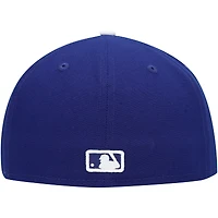 Casquette ajustée 59FIFTY blanche avec logo des Dodgers de Los Angeles New Era pour homme