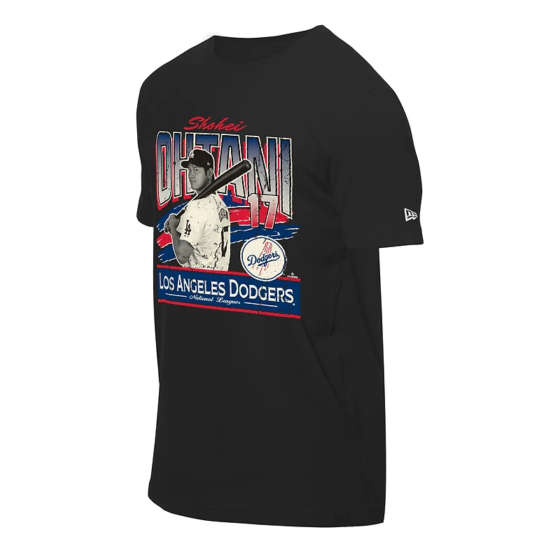 Men's New Era Shohei Ohtani Black Los Angeles Dodgers Batter Up T-Shirt