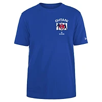 T-shirt New Era Shohei Ohtani Royal pour homme avec drapeau du Japon des Dodgers de Los Angeles