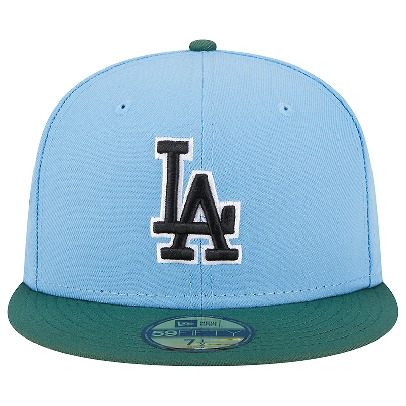 Men's New Era  Sky Blue/Cilantro Los Angeles Dodgers 1988 World Series 59FIFTY Fitted Hat