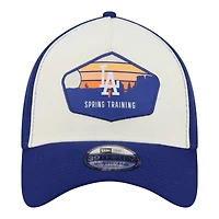 Casquette New Era Stone Los Angeles Dodgers 2026 Spring Training Fan Pack Gradient 39THIRTY Flex pour homme