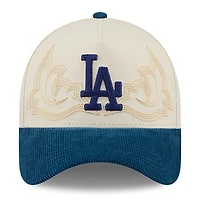 Casquette ajustable New Era Stone Los Angeles Dodgers Western Stitch 9FORTY pour homme