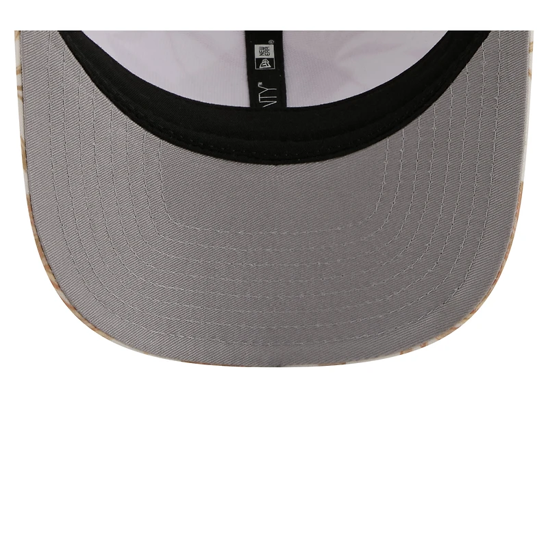 Casquette trucker ajustable New Era COOLERA 9SEVENTY pour homme, coloris beige Los Angeles Dodgers Tonal Palm.