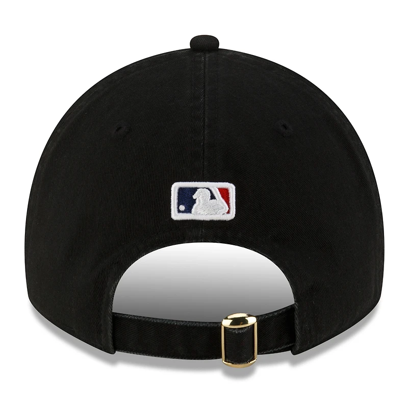 Men's New Era White/Black Los Angeles Dodgers 2024 World Series Champions Locker Room 9TWENTY Adjustable Hat