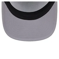 Men's New Era White/Gray Los Angeles Dodgers Retro Script Trucker 9FIFTY Snapback Hat