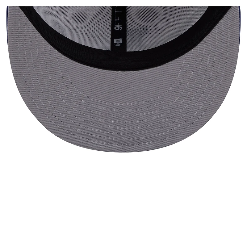 Casquette snapback New Era 9FIFTY blanche/bleu roi des Dodgers de Los Angeles pour homme