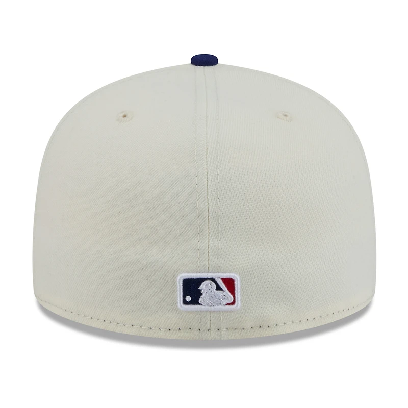 Men's New Era White/Royal Los Angeles Dodgers Blossom 59FIFTY Fitted Hat