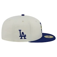 Men's New Era White/Royal Los Angeles Dodgers Blossom 59FIFTY Fitted Hat