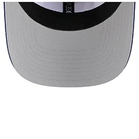 Men's New Era White/Royal Los Angeles Dodgers Established Patch 9SEVENTY Adjustable Hat
