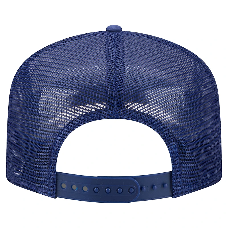 Men's New Era White/Royal Los Angeles Dodgers Retro Cut 19TWENTY Adjustable Trucker Hat