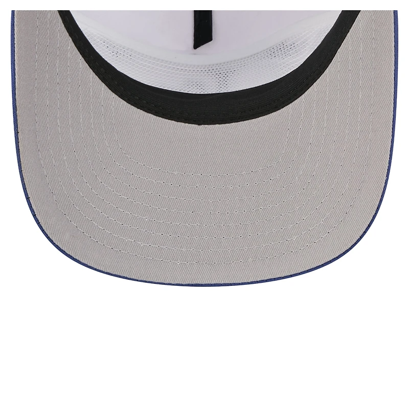 Men's New Era White/Royal Los Angeles Dodgers Retro Cut 19TWENTY Adjustable Trucker Hat