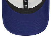 Men's New Era White/Royal Los Angeles Dodgers Team Stripe Trucker 9FORTY Snapback Hat