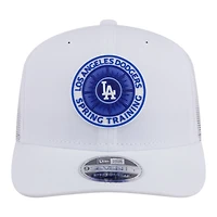 Men's New Era  White Los Angeles Dodgers 2026 Spring Training Fan Pack 9SEVENTY Adjustable Trucker Hat