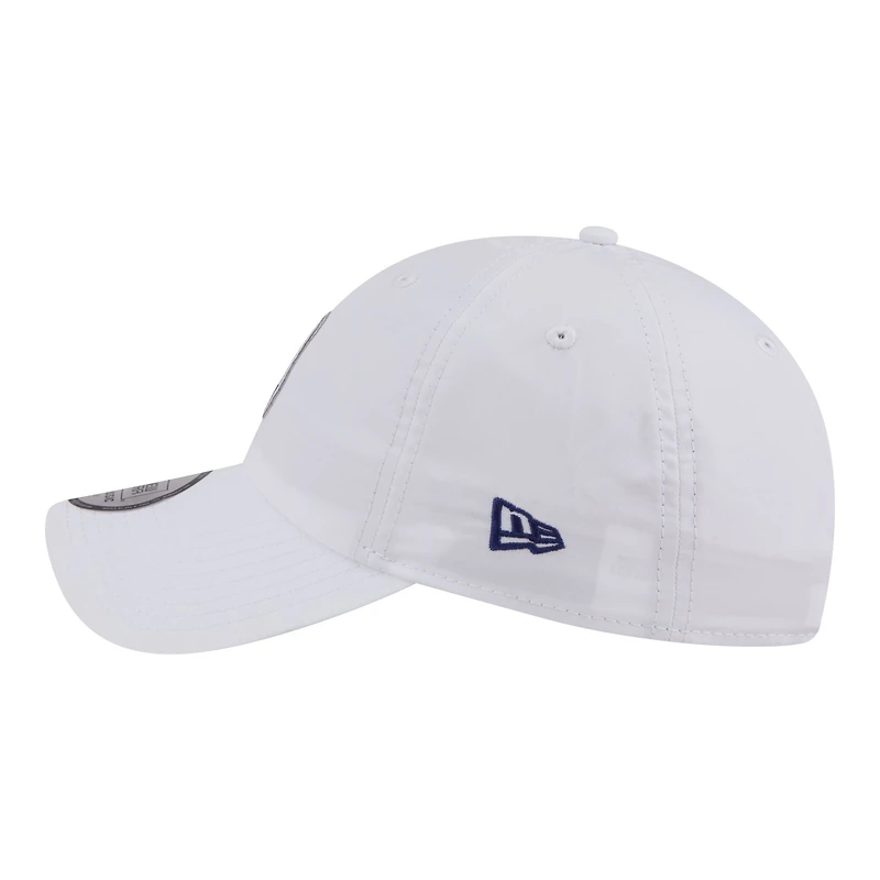 Casquette New Era blanche pour homme, Los Angeles Dodgers, pack d'entraînement de printemps 2026, modèle Icon, classique et décontractée, ajustable.