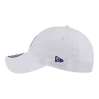 Casquette New Era blanche pour homme, Los Angeles Dodgers, pack d'entraînement de printemps 2026, modèle Icon, classique et décontractée, ajustable.