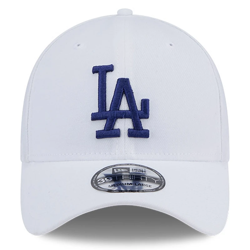Casquette 39THIRTY Flex blanche des Dodgers de Los Angeles New Era pour homme