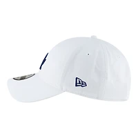 Casquette New Era blanche pour homme Los Angeles Dodgers, modèle « Heaven On Earth », style classique décontracté et ajustable.