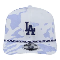Casquette ajustable New Era blanche Los Angeles Dodgers Camo Rope 9SEVENTY pour homme