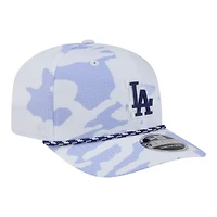 Men's New Era  White Los Angeles Dodgers Camo Rope 9SEVENTY Adjustable Hat