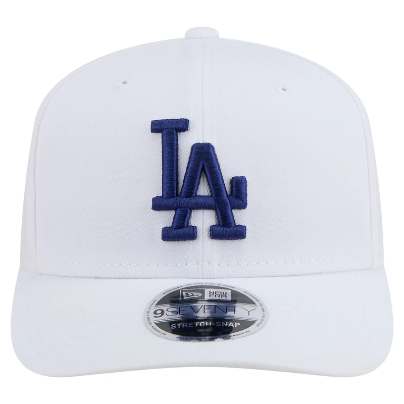 Men's New Era White Los Angeles Dodgers COOLERA 9SEVENTY Adjustable Hat