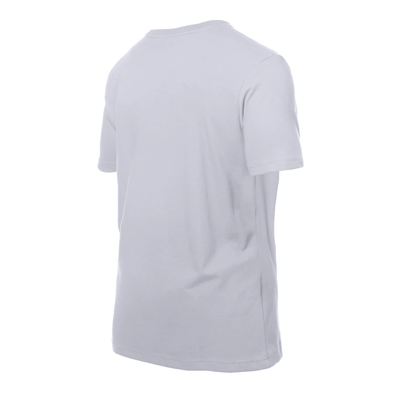 Men's New Era White Los Angeles Dodgers Cuban Flag Logo T-Shirt