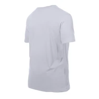 Men's New Era White Los Angeles Dodgers Cuban Flag Logo T-Shirt