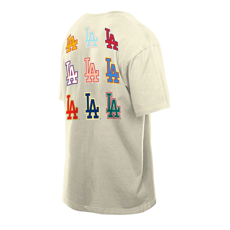 T-shirt oversize blanc Randsom Note des Los Angeles Dodgers de New Era pour homme