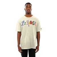 T-shirt oversize blanc Randsom Note des Los Angeles Dodgers de New Era pour homme