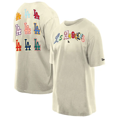 T-shirt oversize blanc Randsom Note des Los Angeles Dodgers de New Era pour homme