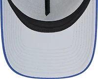 Men's New Era White Los Angeles Dodgers Retro Wordmark 9FORTY A-Frame Trucker Adjustable Hat