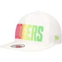 Casquette Snapback Spring Spectrum Golfer New Era pour hommes, blanche, Los Angeles Dodgers
