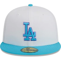 Men's New Era White Los Angeles Dodgers  Vice 59FIFTY Fitted Hat