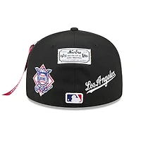 Casquette ajustée 59FIFTY noire des Dodgers de Los Angeles pour homme New Era x Alpha Industries